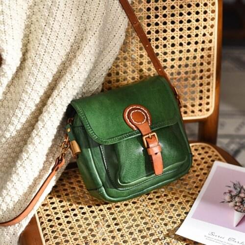 Fashion Luxury Genuine Leather Mini Small Satchel Crossbody Bags for Women Daily Weekend Party Natural Real Cowhide Shoulder Bag