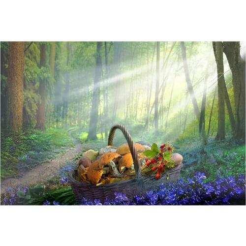 New Diamond Embroidery Forest landscape 5d Diamond Painting Full Square round Rhinestones Portraits Picture Mosaic home decor