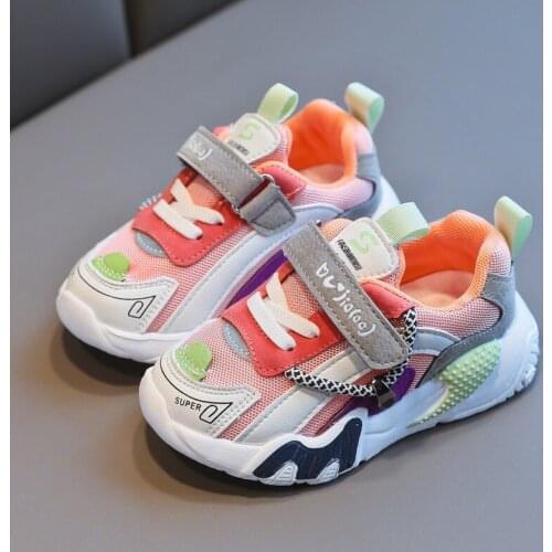 2020 New Arrivals Kids Shoes Fashion Breathable Boys Sports Shoes Children Girls Sneakers Shoes for Baby Toddler Running Sneaker
