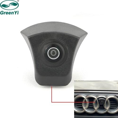 GreenYi Fisheye Lens Vehicle Front View Camera for Audi A1 A3 A4 A5 A6 A7 Q3 Q5 Q7 TT Logo Mark Car Camera