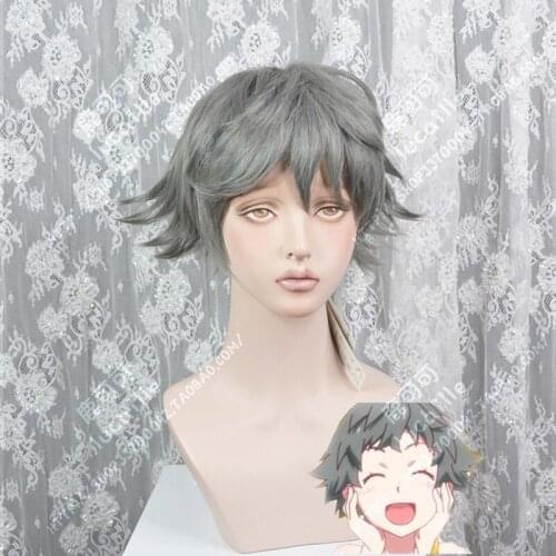 Anime Zoku Owarimonogatari Sodachi Oikura Short Hair Cosplay synthetic Halloween Wigs + Wig Cap