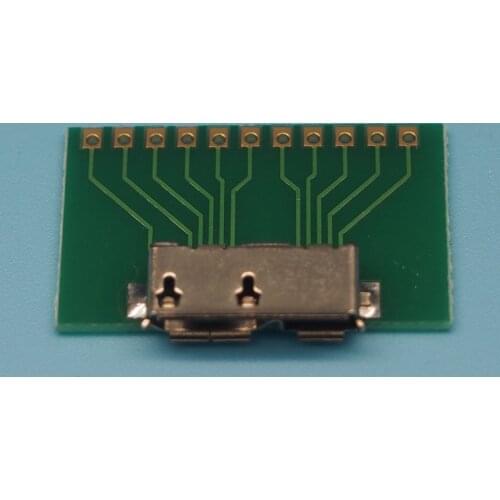 5pcs/lot MICRO USB3.0 B type adapter board test board Female Adapter SMT Mobile hard disk interface