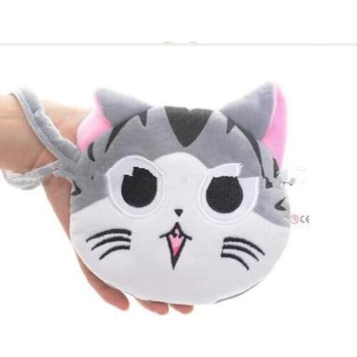 Plush cartoon totoro purse small wallet card holder coin case/ key bag Pouch women kids Handbag