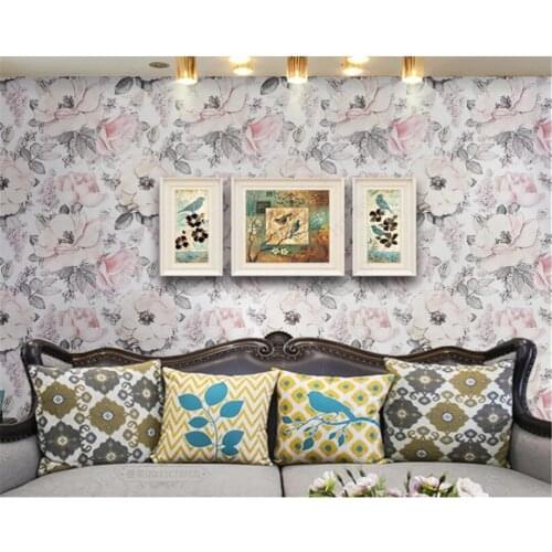 Custom photo Wallpaper Watercolor flower wallpaper Background Wall Living Room Bedroom Mural 3d wallpaper papier peint