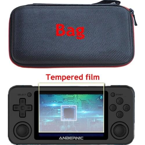 BAG Tempered Glass Film for RG351P RG350P RG350M 32G 64G Retro Game Console 3.5 inch screen film game console accessories PS1