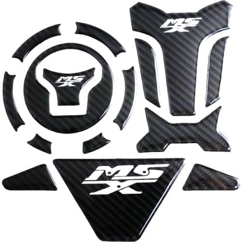 Carbon Universal Motorcycle Tank Pad Protector Decal Stickers Fit For Honda MSX 125