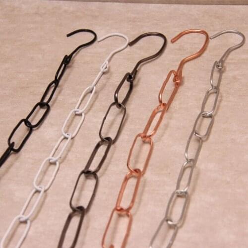 High Quality Multiple Clothes Metal Hanging Chain With Hook Apparel Shop Multi Coat Hangers Display Rings Clothing Ropa Colgada