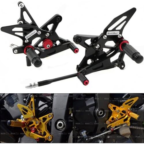 Rear Set Rearsets Foot Peg Rest Footpeg Brake Shift Lever Pedal For KAWASAKI NINJA ZX6R ZX-6R ZX636 09-13 2010 2011 2012 2013