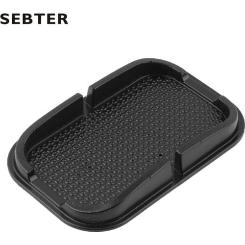 1pcs Black Car Dashboard Sticky Pad Mat Anti Non Slip Gadget Mobile Phone GPS Holder Stand Interior Items Accessories