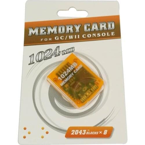 10pcs 1GB Memory Card Storage Saver for Wii for Game Cube for GC