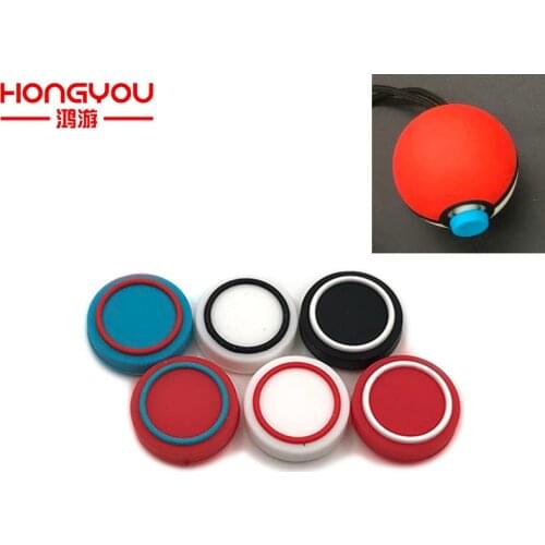 200pcs Thumb Stick Grips Caps for Nintend Switch NS Poke Ball Plus Controller Pokeball Silicone Analog Thumbstick Grip