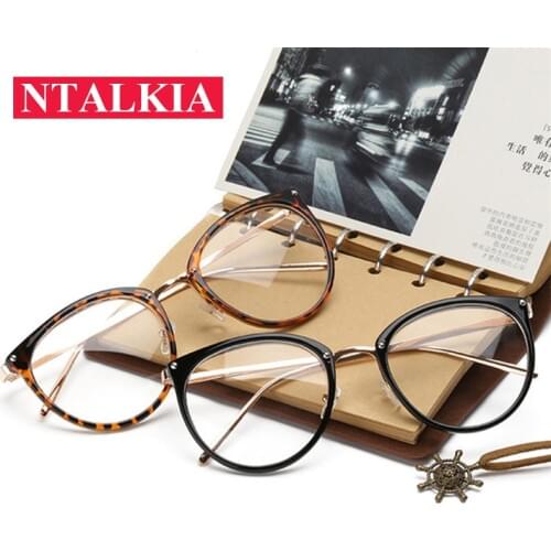 2018 Fashion Glasses Transparent Womens Frame No Degree Eyeglasses Oversized Cat Eye Glasses Frame Clear Lens Glasses Men