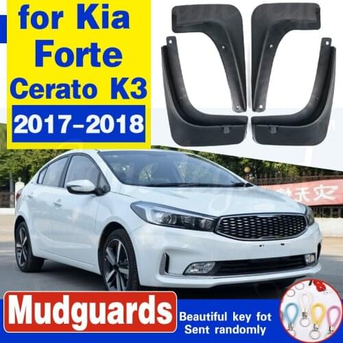 Set Molded Car Mud Flaps For Kia Forte Cerato K3 2017 2018 Mudflaps Splash Guards Mud Flap Mudguards Car Styling