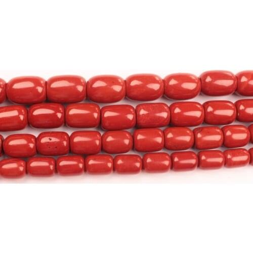 10-20mm Wholesale Red Stone Drum Shape Beads 15" BeadsFor DIY Jewelry Making !We provide mixed wholesale for all items