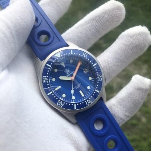 Steeldive Men Diver Watch Mens Automatic Watches Sport Pilot 200M Waterproof Diving Luminous NH35 Sapphire Mirror Ceramic Bezel