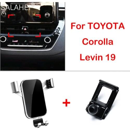 Durability Car Mobile Phone Holder Air Vent Outlet Dashboard Clip Mount Cradle GPS For Toyota Levin Corolla 2019 Accessories