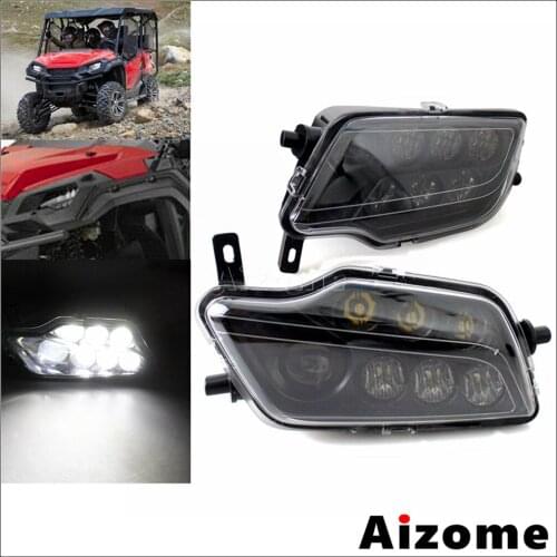 For 2016 Honda Pioneer 1000 SXS1000M3 SXS1000M5 Racing Front LED Headlight UTV Motorcycle Hi/Lo Beam Headlamp ATV Accessories