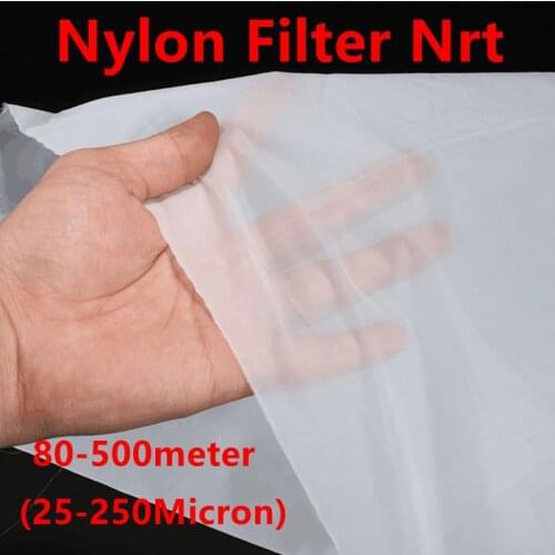Nylon Filter Net 80/100/150/200/250/300/350/400/450/500 mesh 250-25 Micron Nylon Food Wine Water Filter Paint Paint Purify