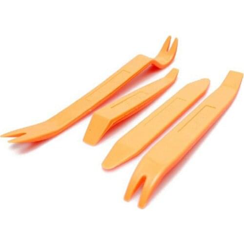 New Auto Door Clip Panel Trim Removal Tool Kits Navigation Disassembly Seesaw Car Interior Plastic Seesaw Conversion Tool 4 Sets