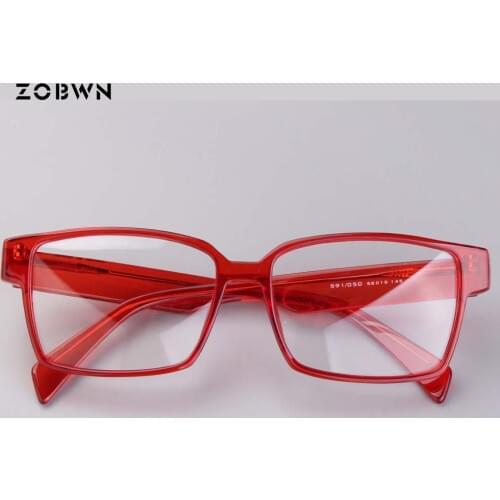 Womens Retro Eye Glasses Frame Vintage for Reading Spectacle Glasses Frame Men Women square Oculos Feminino moldura de quadro