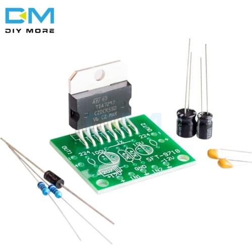 TDA7297 Amplifier Board Module 12V DC Excellent Grade 2.0 Dual Audio Encoding Electronic Diy Kit Output 10-30W Diy Electronic