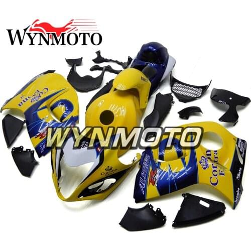 Complete Fairings Kit For GSXR1300 2008-2016 08-16 Injection ABS Plastics Full Fairings Kit Bodywork Cowlings Yellow Blue Frames