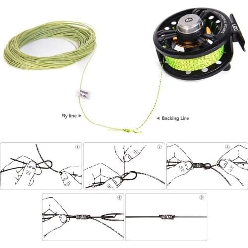 Professional Multifiament Nylon Rubber Cover Fly Fishing Line Weight Forward Floating Fly Fishing Cord Fishing Main Line