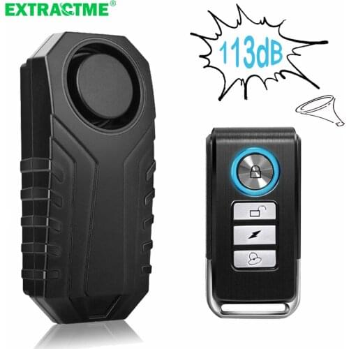 Motorcycle Bike Alarm Anti-Theft Wireless Motocycle Car Alarm with Sound Remote Control Vibration Sensor Moto Equipment Parts