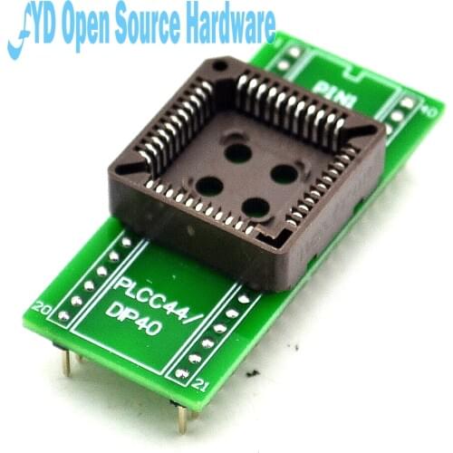Top Quality Chip programmer PLCC44 adapter socket to DIP40