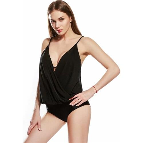 2020 New Design Print Mesh Loose Blouson One Piece Swimsuit for Women Swimwear Sexy Beachwear Bathing Suit Large Plus Size 5XL