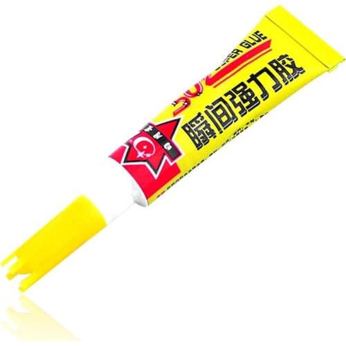 12Pcs Adhesive Strong Bond Fast Repair Quick-drying 3g 502 Liquid Super Glue Cyanoacrylate Store Nail Gel Adhesive Stationery