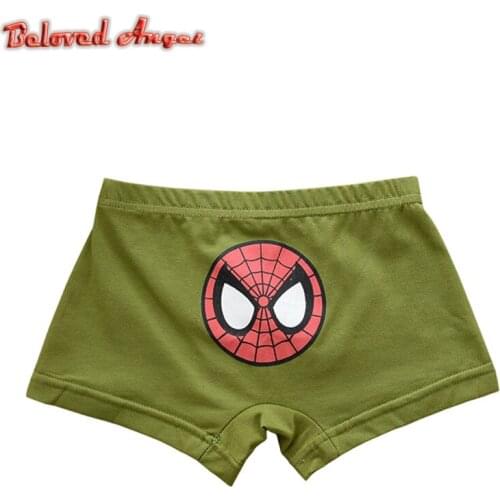 5pcs/lot Kids Boys Underwear Lovely Cartoon Childrens Shorts Panties for Baby Boy Boxers Teenager Underpants 2-13T Mixed Color