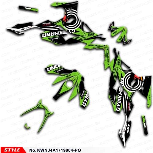 Aftermarket Self Adhesives Backed 3M Vinyl Stickers for Ninja 250 400 ABS 2017 2018 2019 2020 2021, Style No.KWNJ4A1719004-PO