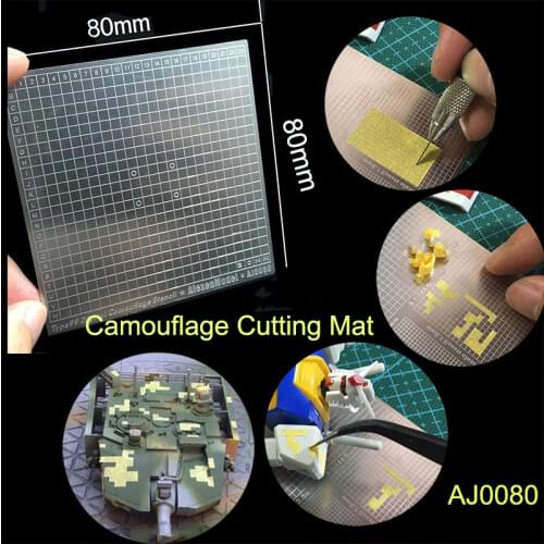 AJ0080 Steel Type Groove Type Digital Camouflage Cover Paper Drawing Cutting Mat Model Building Tools