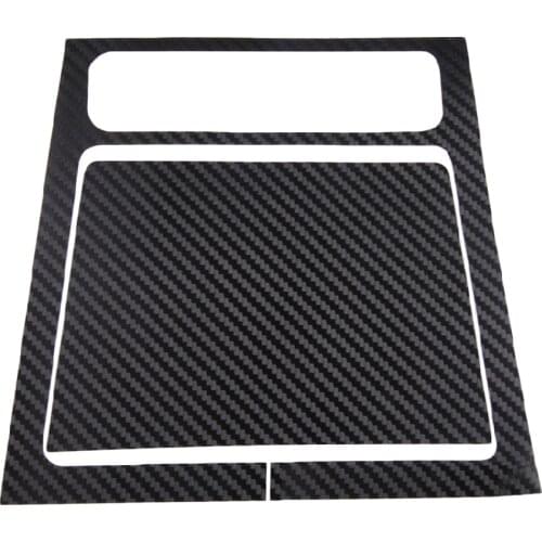 Car styling Car ashtray panel stickers For Volkswagen Golf 6 2011 2012 Carbon Fiber Personalized Stickers Car Accessories 1Set