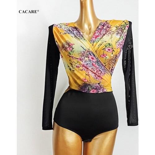 Bodysuit for Ballroom Dance Competition Dresses Waltz Tango Dance Dresses Standard Flamenco Wear Costume Customize D0787 Body