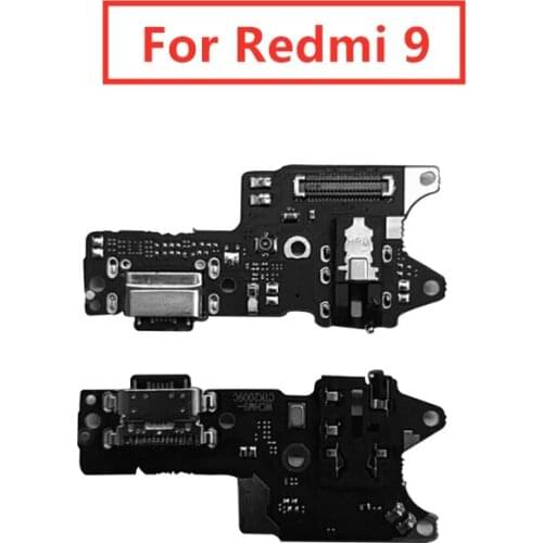 For Xiaomi Redmi 9 USB Charger Port Dock Connector PCB Board Ribbon Flex Cable Charging Port Component Replacement