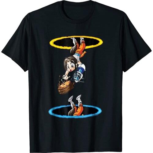 Chell Portal 2 The Cake is a Loop t-shirt - PTL002