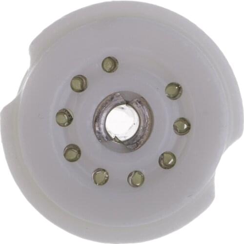 GZC9-F Ceramic 9pin PCB Mounting Tube Socket for 12AX7,12AU7,6922