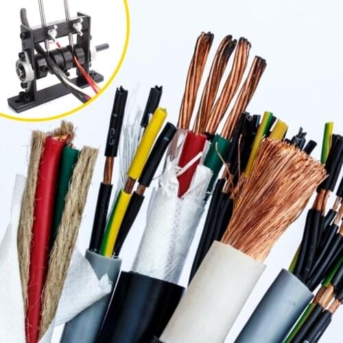 Portable Wire Stripping Machine 1-30mm Manual Peeling Machines Stripper Compatible with Home or Industrial Use