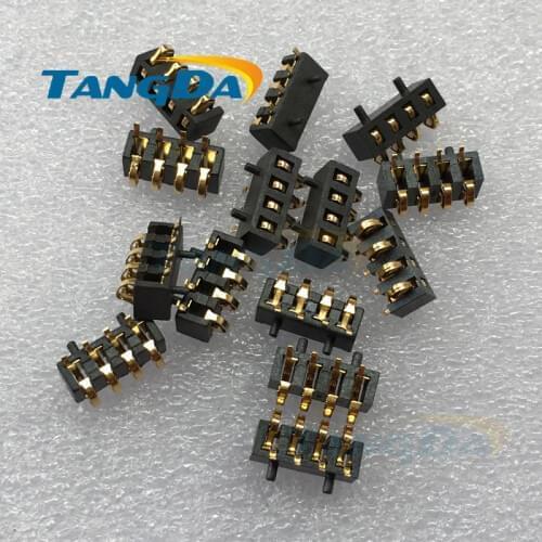 Tangda 4P Battery Connectors 4pin battery holder Spacing 2.5PH Height 5.5 mm With pillars A
