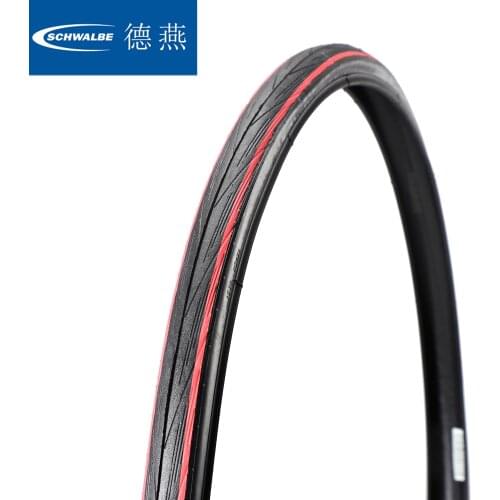 Schwalbe LUGANO II bicycle tire 700C 700*25C 700*28C road bike tires K-Guard Protection ultralight 365g cycling tyre red black