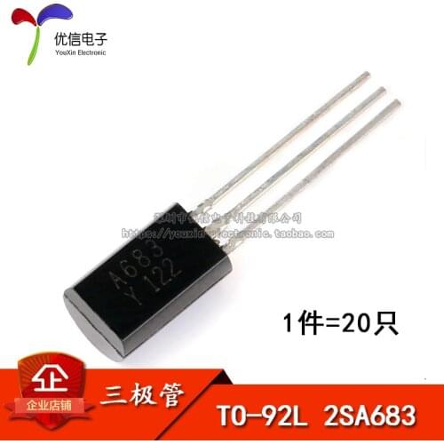 Transistor 2SA683 A683 low power 1A / 30V TO-92L (20 rats)