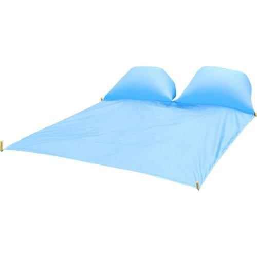 ELOS-Waterproof Air Pillow Picnic Mat Portable Camping Mat Sleeping Bag 2Persons Mat For Outdoor Camping Beach