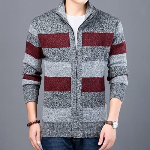 Knitwear Warm Autumn Korean Style Coat Casual Clothing Male Thick New Fashion Brand Sweater For Mens Cardigan Slim Fit Jumpers