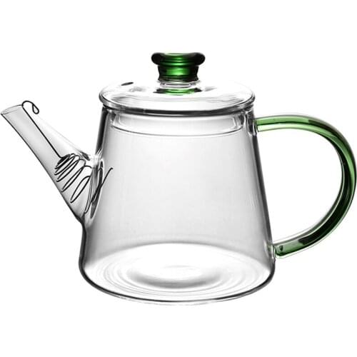 High temperature resistant glass teapot heat-resistant filter brewing tea small household kung fu teapot mini
