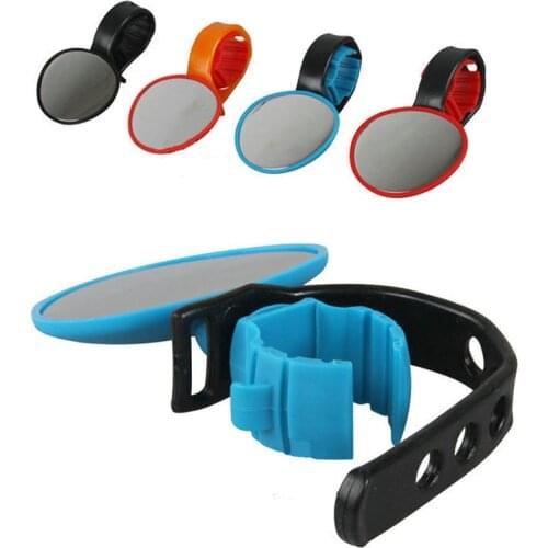 Bicycle Rearview Mirror Rotatable 360 Degree Handlebar Rearview Mirror Adjustable Handlebar Rear View Mirrors for Bicycle