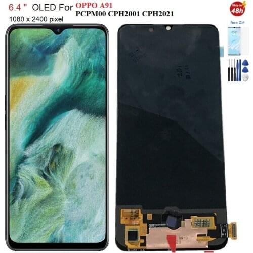6.4 Inch Lcd for OPPO A91 LCD CPH2021 CPH2001 Display Touch Screen Digitizer for OPPO A91 Display CPH2021 CPH2001 LCD Screen