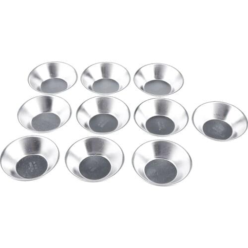 10pc Painting Aluminum Color Art Water Color Palette Paint Mixing Color Tray