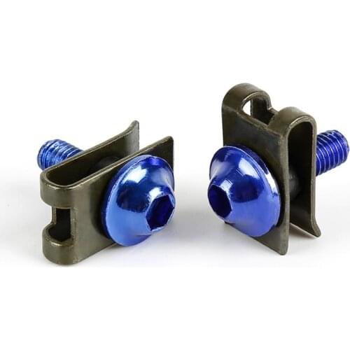 10PCS Motorcycle M5 Aluminum Well Nuts Blind Fatener Windscreen Windshiel Fairing Cowl Riding Accessories Fastener Goods